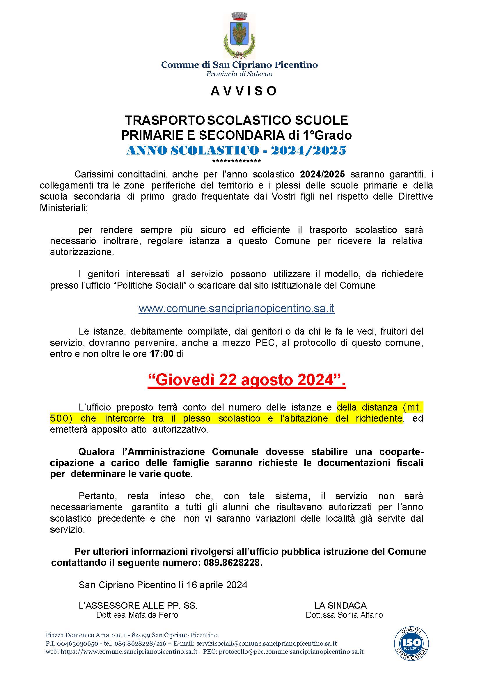 nuovo trasporto