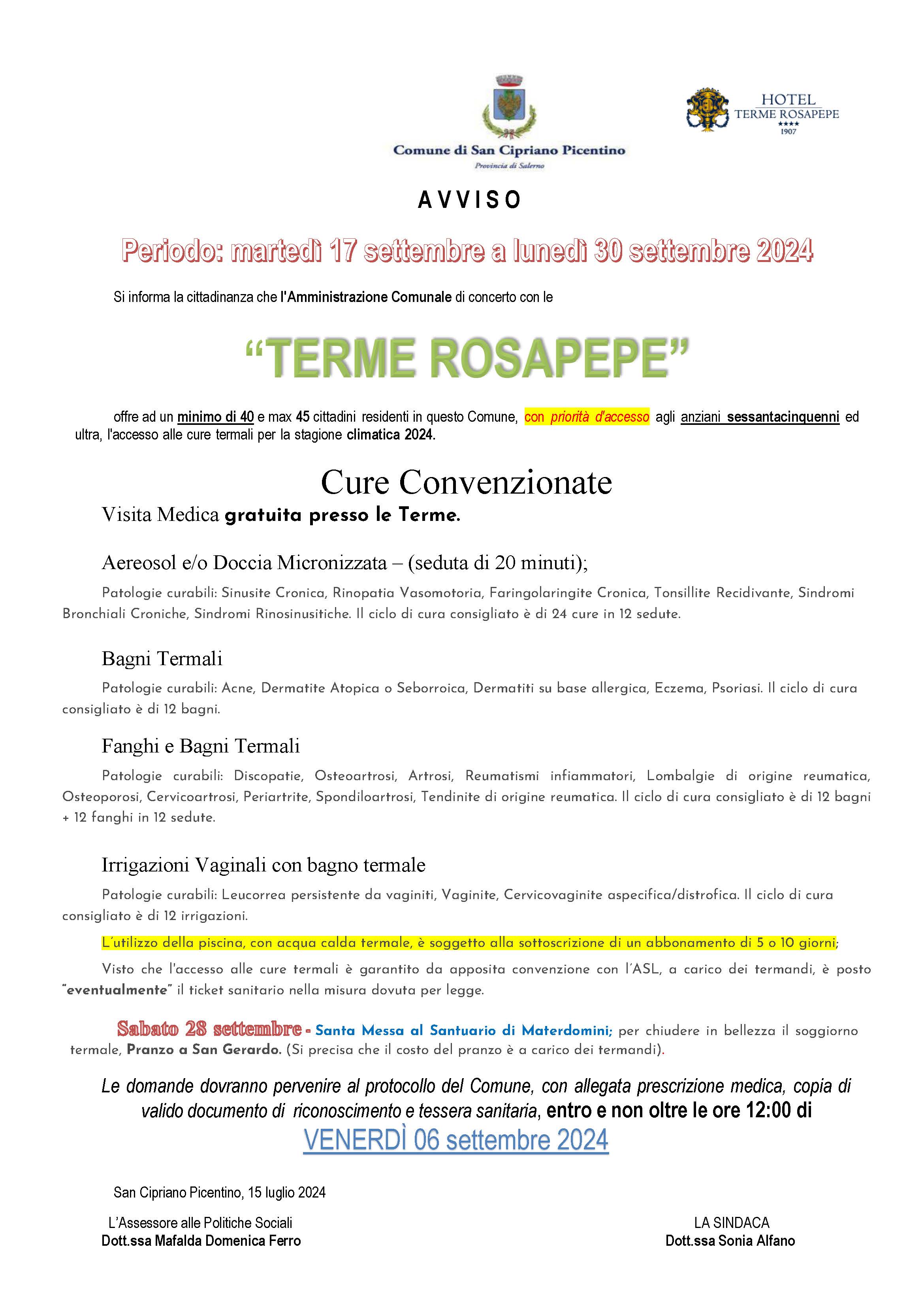 terme settembre 2024