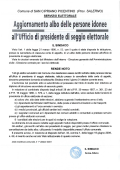 ALBO PRESIDENTI SEGGIO ELETTORALE